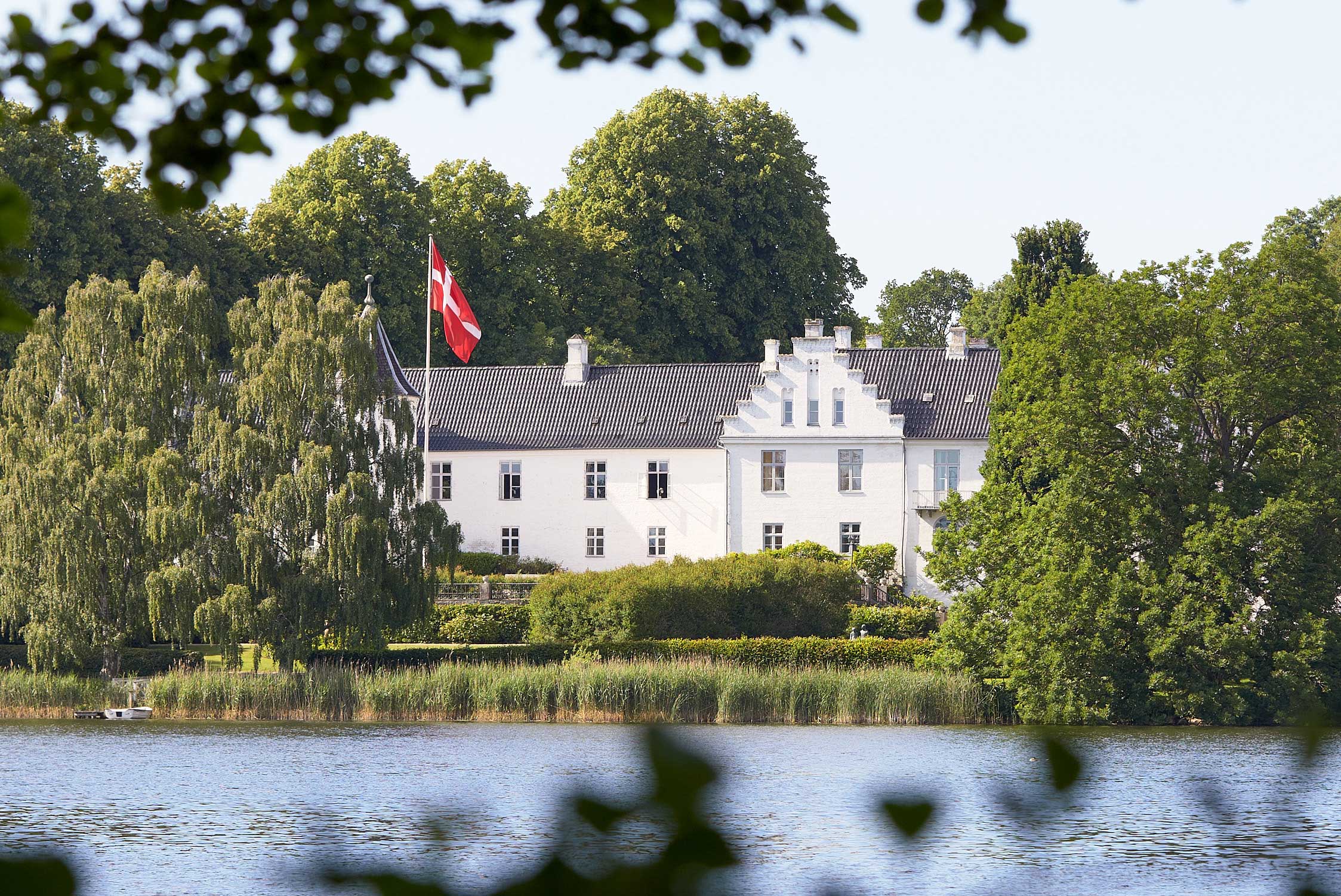 Dallund Slot på Nordfyn ved Søndersø